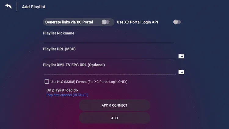image 2 set up an IPTV 4K on iMPlayer2